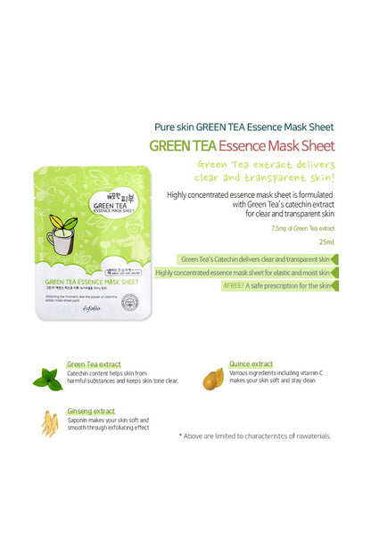 Green Tea Facial Mask Sheet