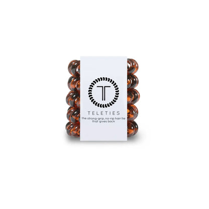 Teleties- Tiny Spiral Hair Coils- Tortoise