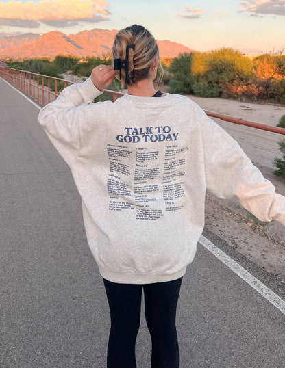 Talk to God Unisex Crewneck