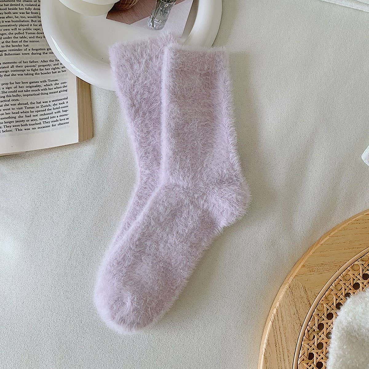Cozy Mink Fleece Warm Socks Women Winter Thick_CWMS03019