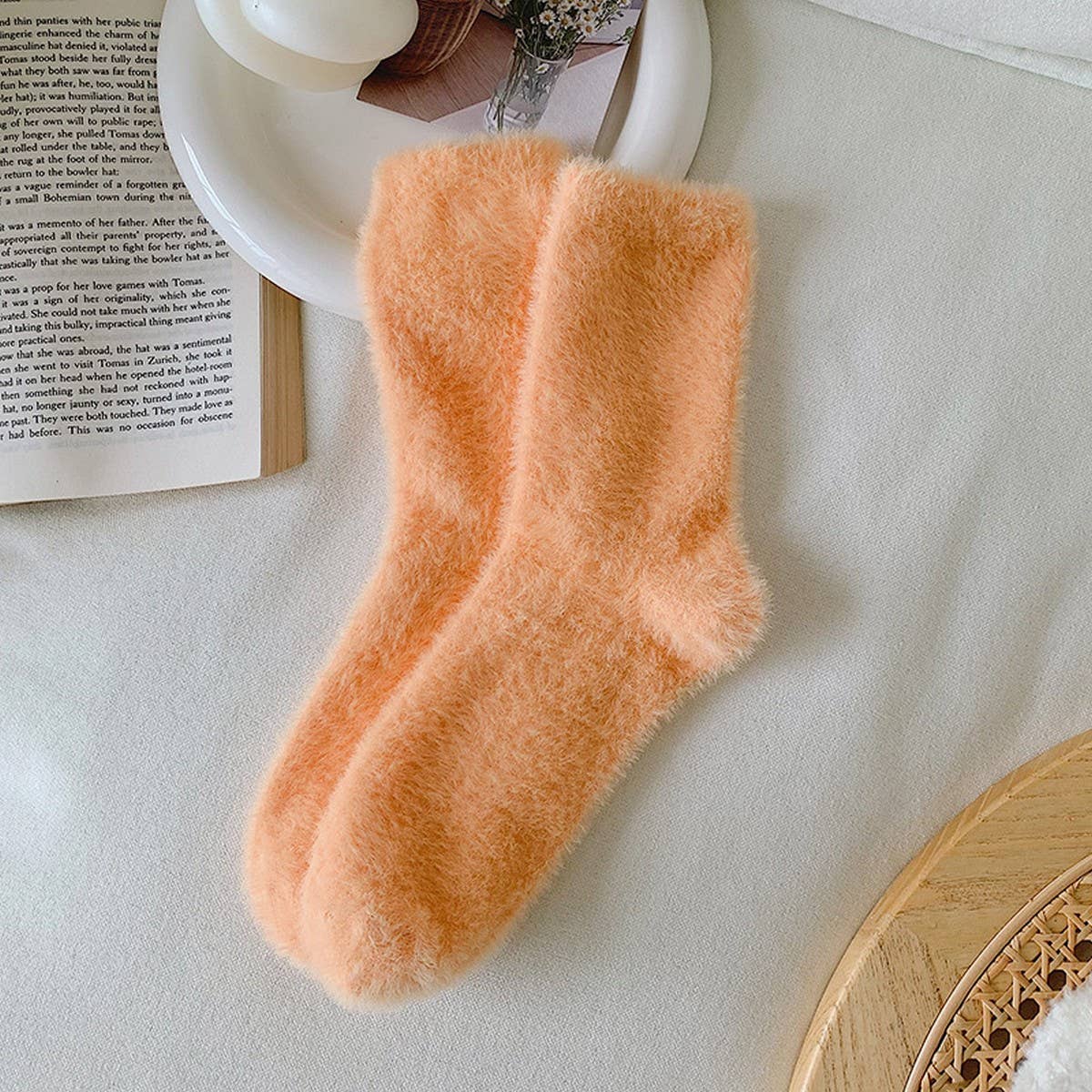 Cozy Mink Fleece Warm Socks Women Winter Thick_CWMS03019