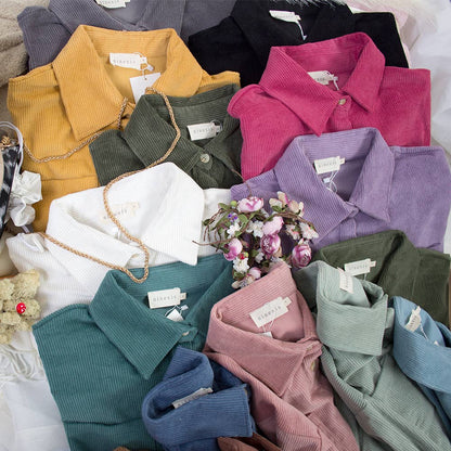 LOOSE FIT CORDUROY SHIRTS JACKET