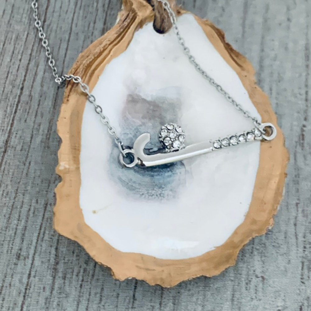 Field Hockey Stick Necklace