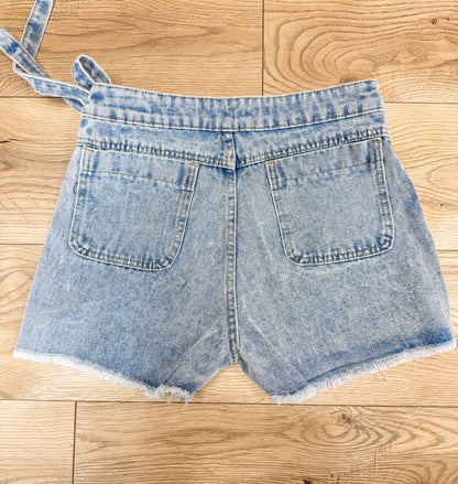 Overlap Denim Skort