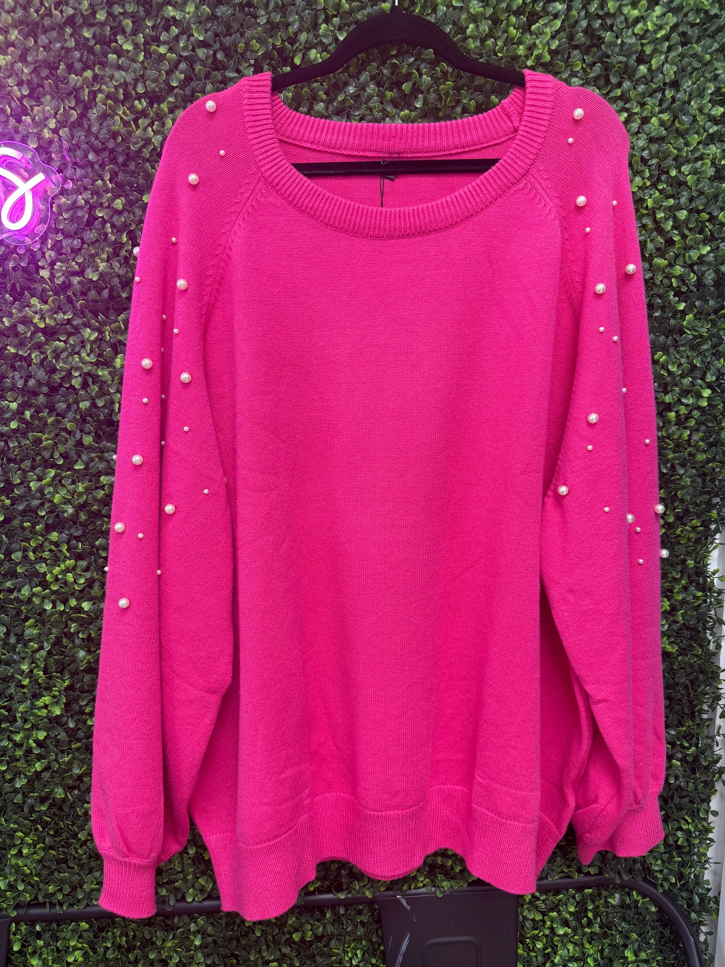 Magenta Pearl Sweater