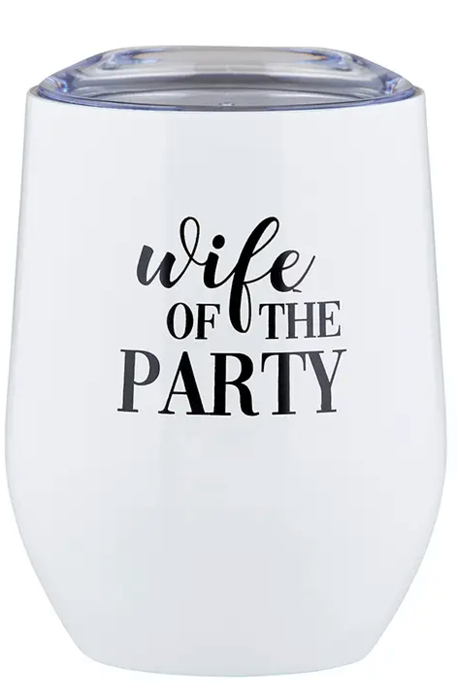 Wife of the Party Wine Tumbler