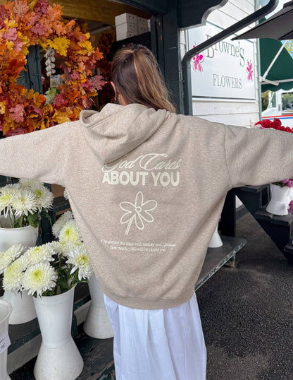 God Cares About You Unisex Hoodie