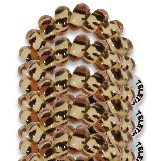 Teleties- Tiny Spiral Hair Coils- Leopard