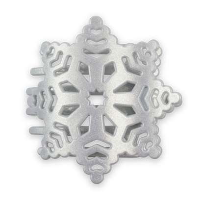 Flat Hair Clip | Medium | Snowflake