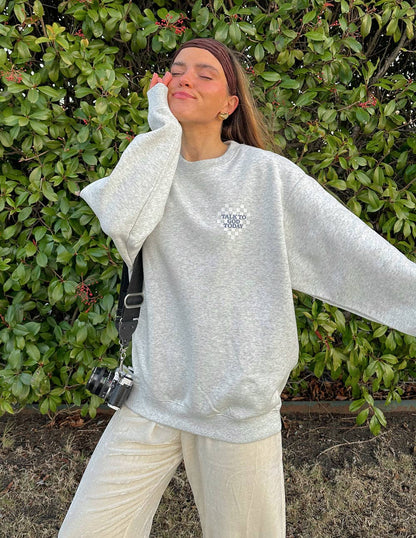 Talk to God Unisex Crewneck