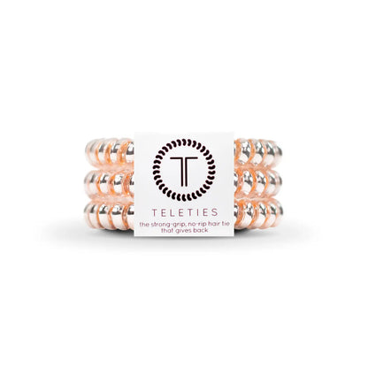 Teleties- Small Spiral Hair Coils- Millennial Pink