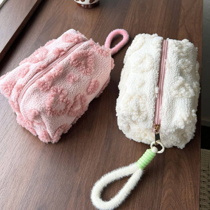 Plush Large Makeup Bag Cute Travel Storage Pouch_CUAB00641