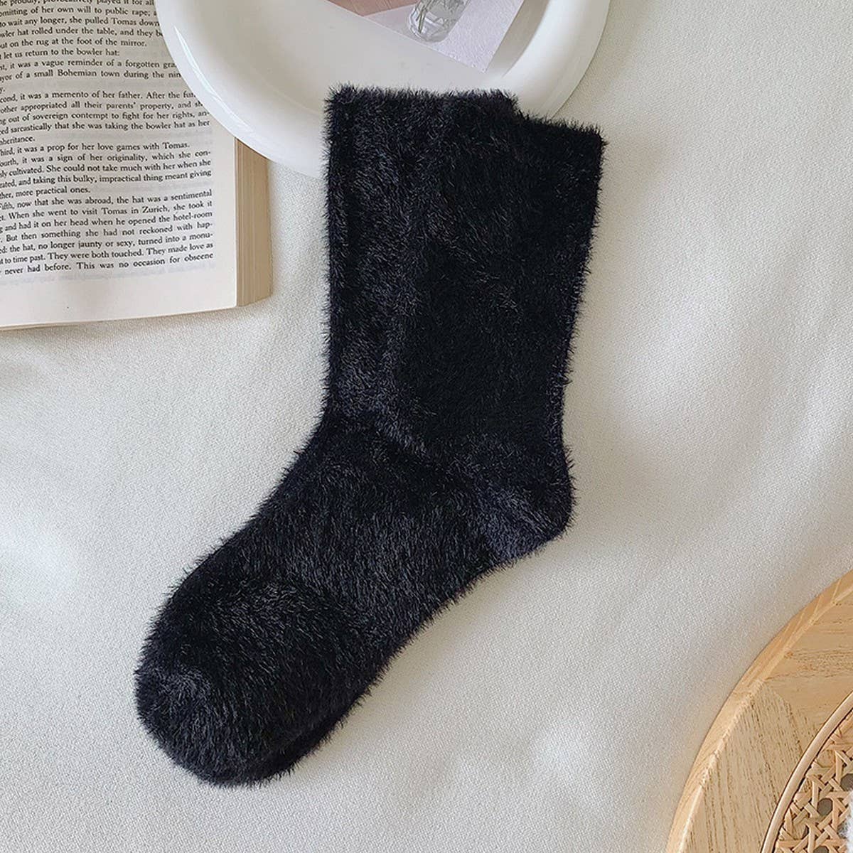 Cozy Mink Fleece Warm Socks Women Winter Thick_CWMS03019