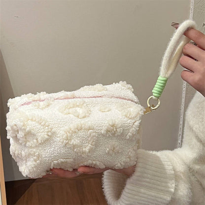 Plush Large Makeup Bag Cute Travel Storage Pouch_CUAB00641