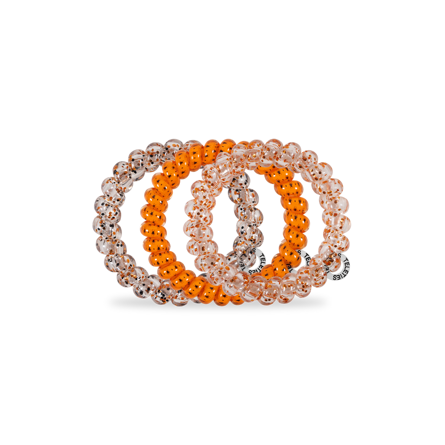 Spiral Hair Coils | Large | Spooky Sparkles Hair Ties