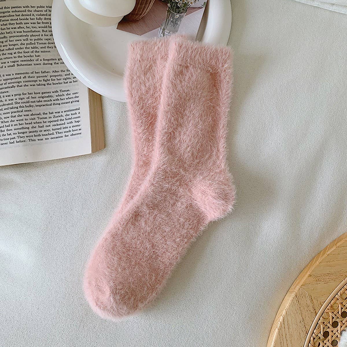 Cozy Mink Fleece Warm Socks Women Winter Thick_CWMS03019