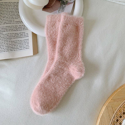 Cozy Mink Fleece Warm Socks Women Winter Thick_CWMS03019