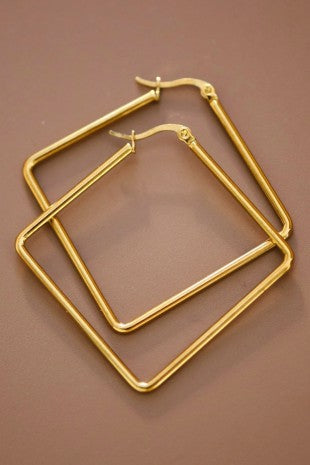 Gold Plated Hoop Earrings