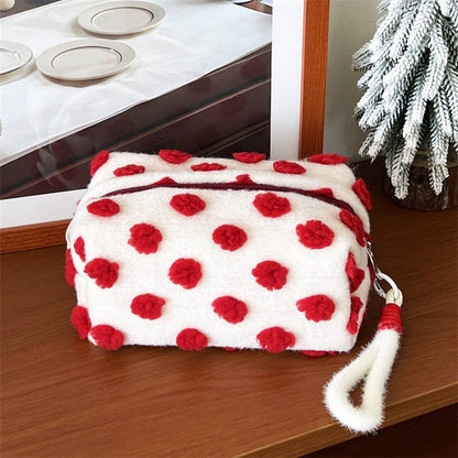 Plush Large Makeup Bag Cute Travel Storage Pouch_CUAB00641