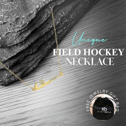 Field Hockey Stick Necklace