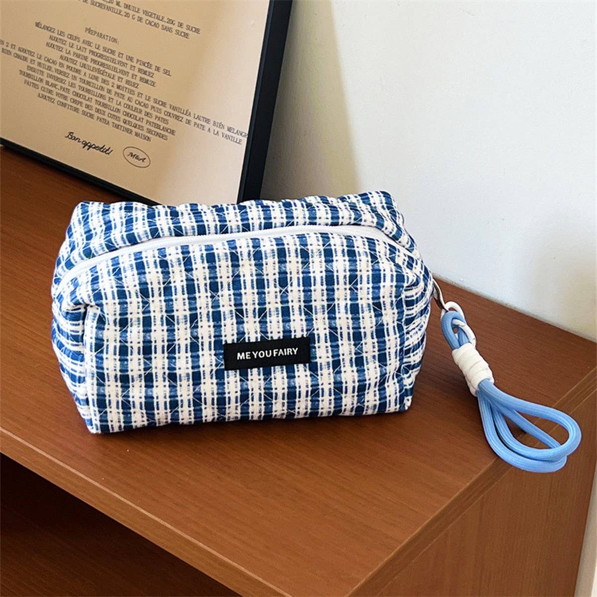 Plush Large Makeup Bag Cute Travel Storage Pouch_CUAB00641