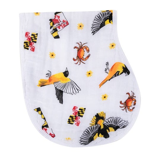 Maryland Burp Cloth and Bib