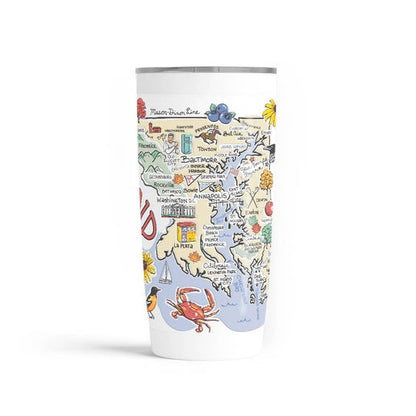 Maryland Themed 20oz Tumbler