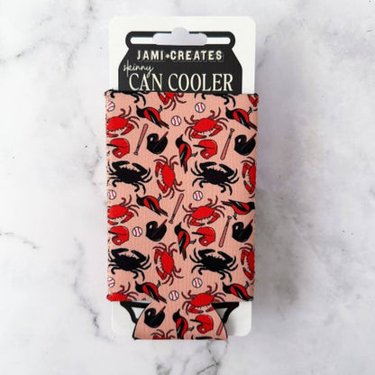 Orange BMore O's Can Cooler Slim